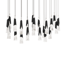 Kilt 23-Light Linear Multi Pendant - Black