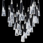 Kilt 25-Light Square Multi Pendant - Black lifestyle