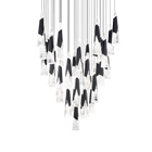 Kilt 41-Light Square Multi Pendant - Black