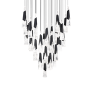 Kilt 41-Light Square Multi Pendant - Black