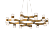 Dashe Round Pendant Aged Brass