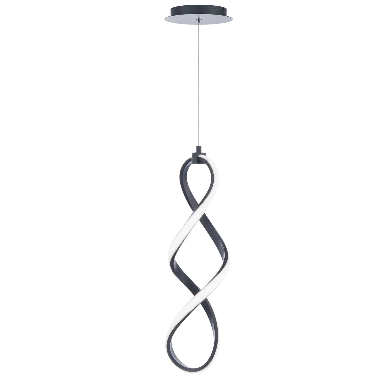 Interlace 21in Mini Pendant - Black