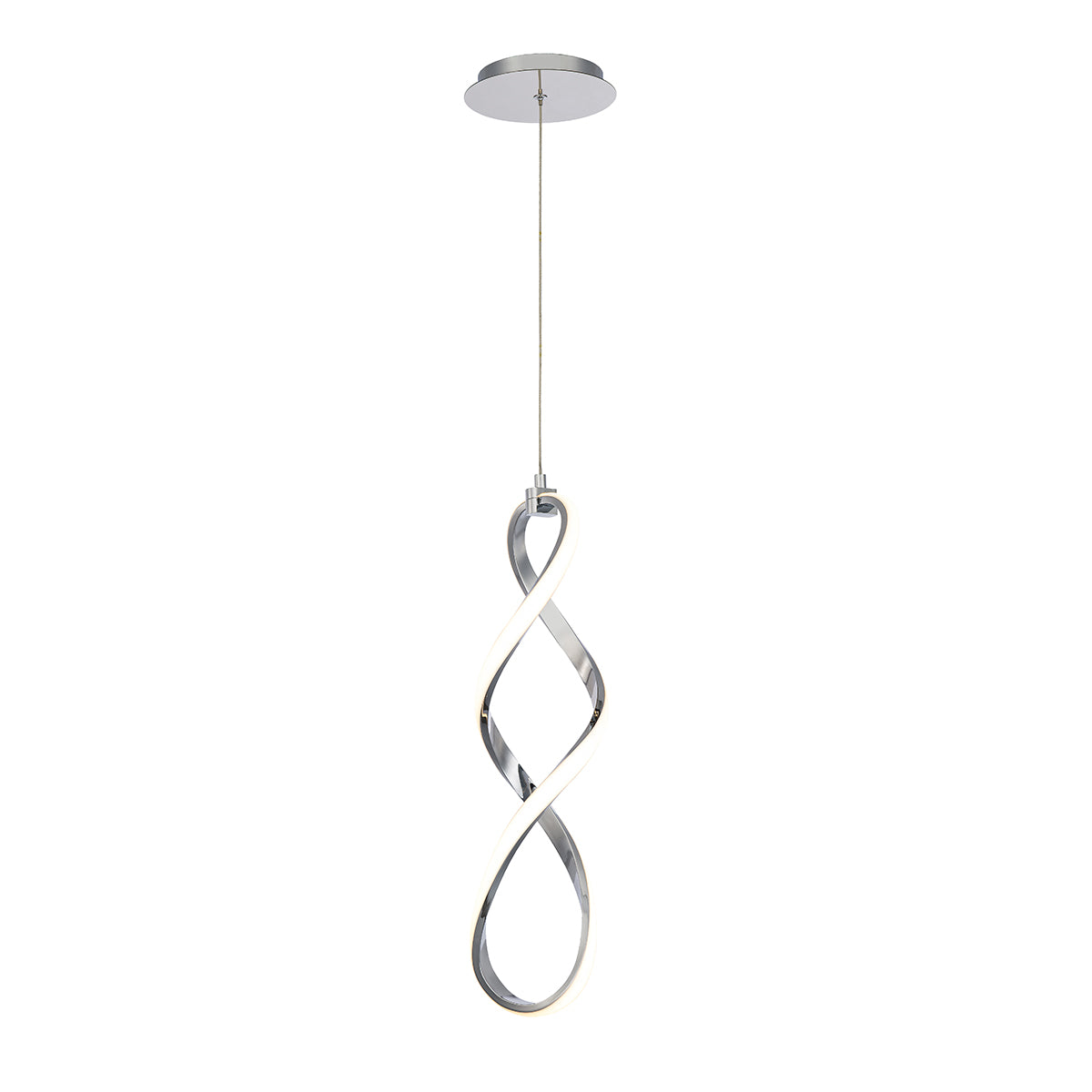 Interlace 21in Mini Pendant - Chrome