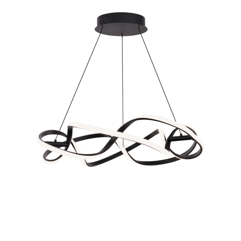 Interlace 28in Pendant - Black