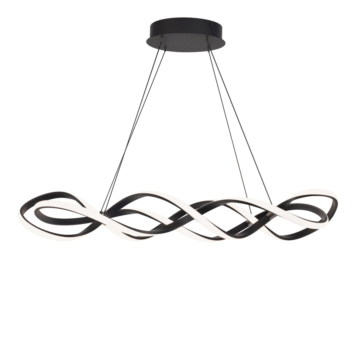 Interlace 39in Pendant - Black