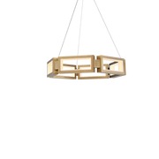Mies Pendant 26in - Aged Brass