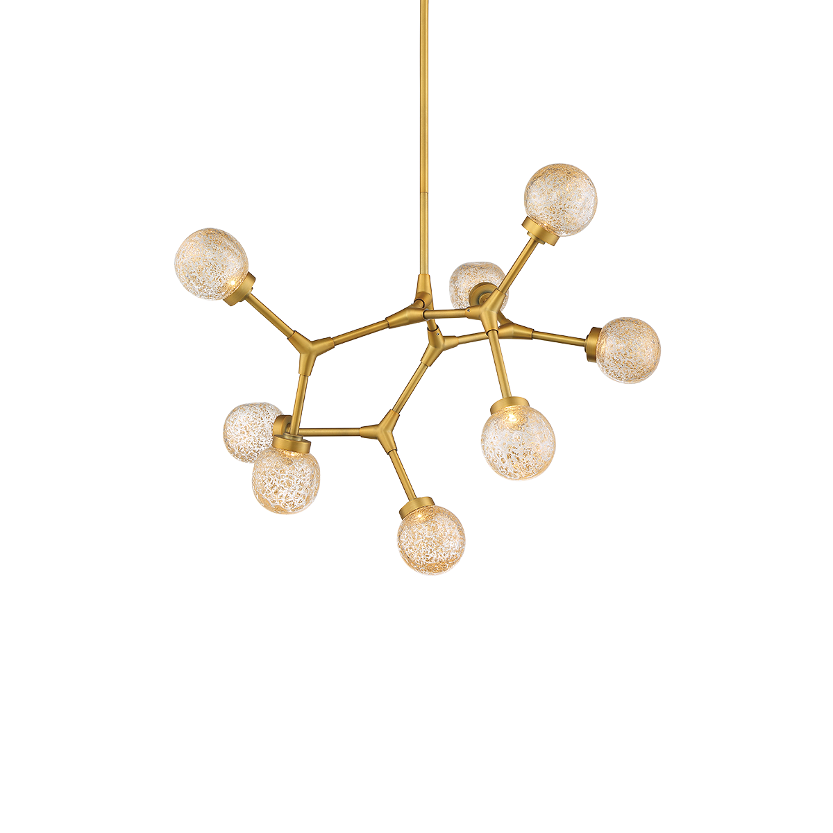 Catalyst 8 Light Pendant Gold Fleck