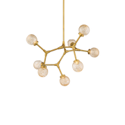 Catalyst 8 Light Pendant Gold Fleck