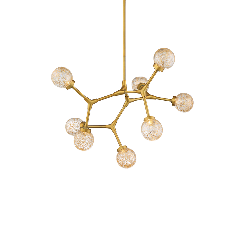 Catalyst 8 Light Pendant Gold Fleck