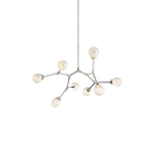 Catalyst 8 Light Pendant Silver Fleck