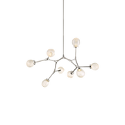 Catalyst 8 Light Pendant Silver Fleck