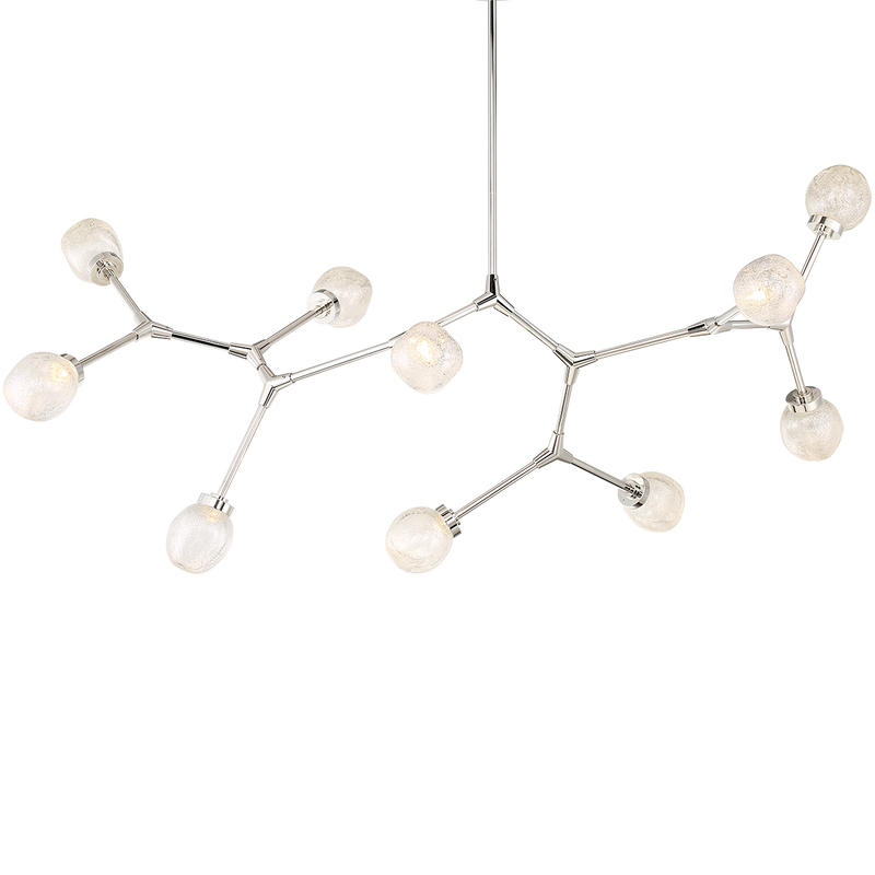 Catalyst 10 Light Pendant Silver Fleck