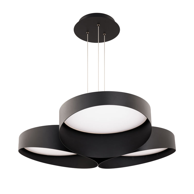 Triolet 36in Pendant - Black