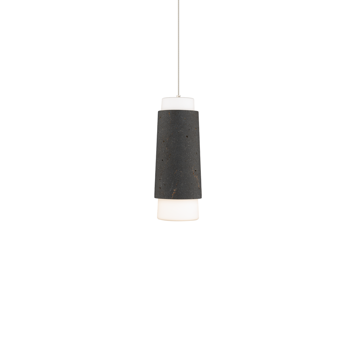 Chauncey Mini Pendant Basalt Stone/Black