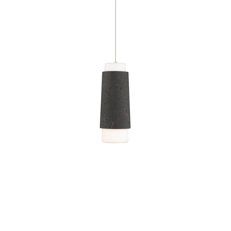 Chauncey Mini Pendant Basalt Stone/Black
