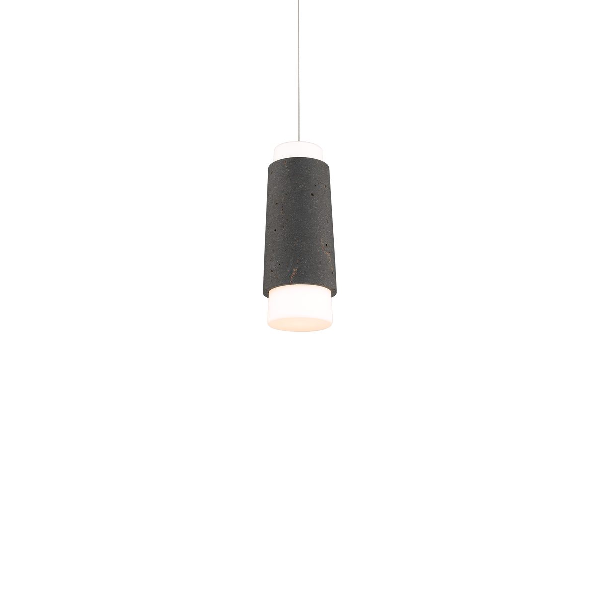 Chauncey Mini Pendant Basalt Stone/Black Alt