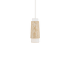 Chauncey Mini Pendant Beige Travertine/Aged Brass