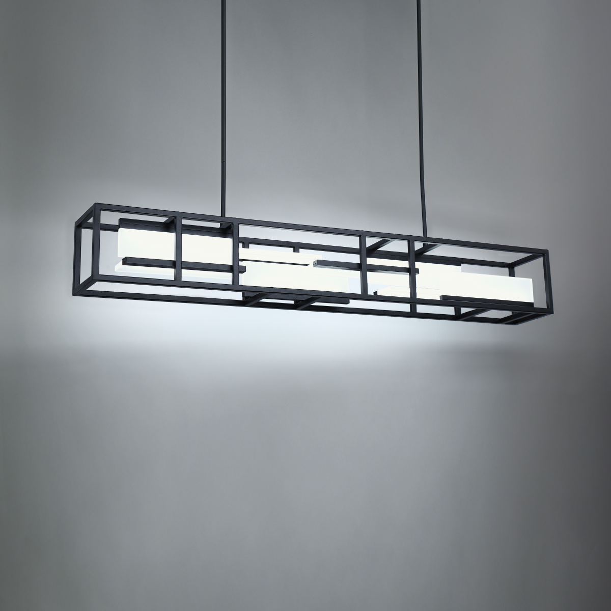 Memory Rectangle Linear Pendant detail