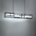 Memory Rectangle Linear Pendant detail
