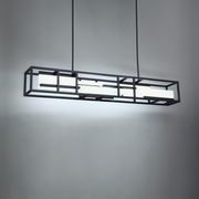 Memory Rectangle Linear Pendant detail