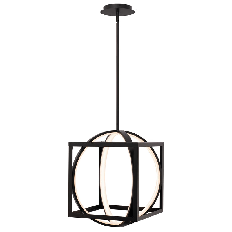 Geometrix 17in Pendant - Black