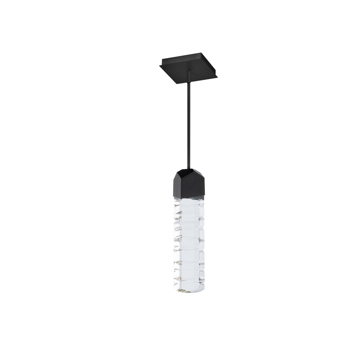 Juliet Crystal Mini Pendant Black