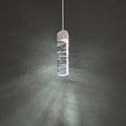 Juliet Crystal Mini Pendant Brushed Nickel
