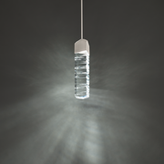 Juliet Crystal Mini Pendant Brushed Nickel