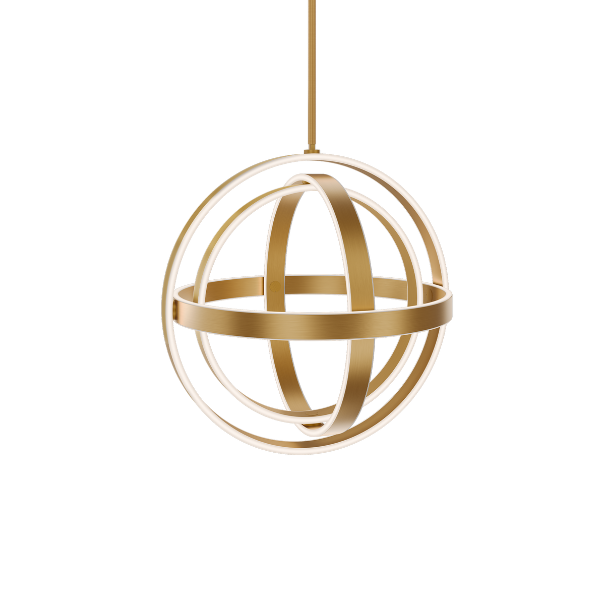 Kinetic Mini Pendant - Aged Brass