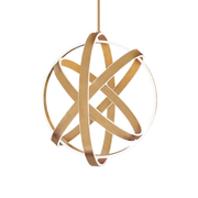 Kinetic Pendant 28IN - Aged Brass