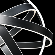Kinetic Pendant 28IN - Black detail