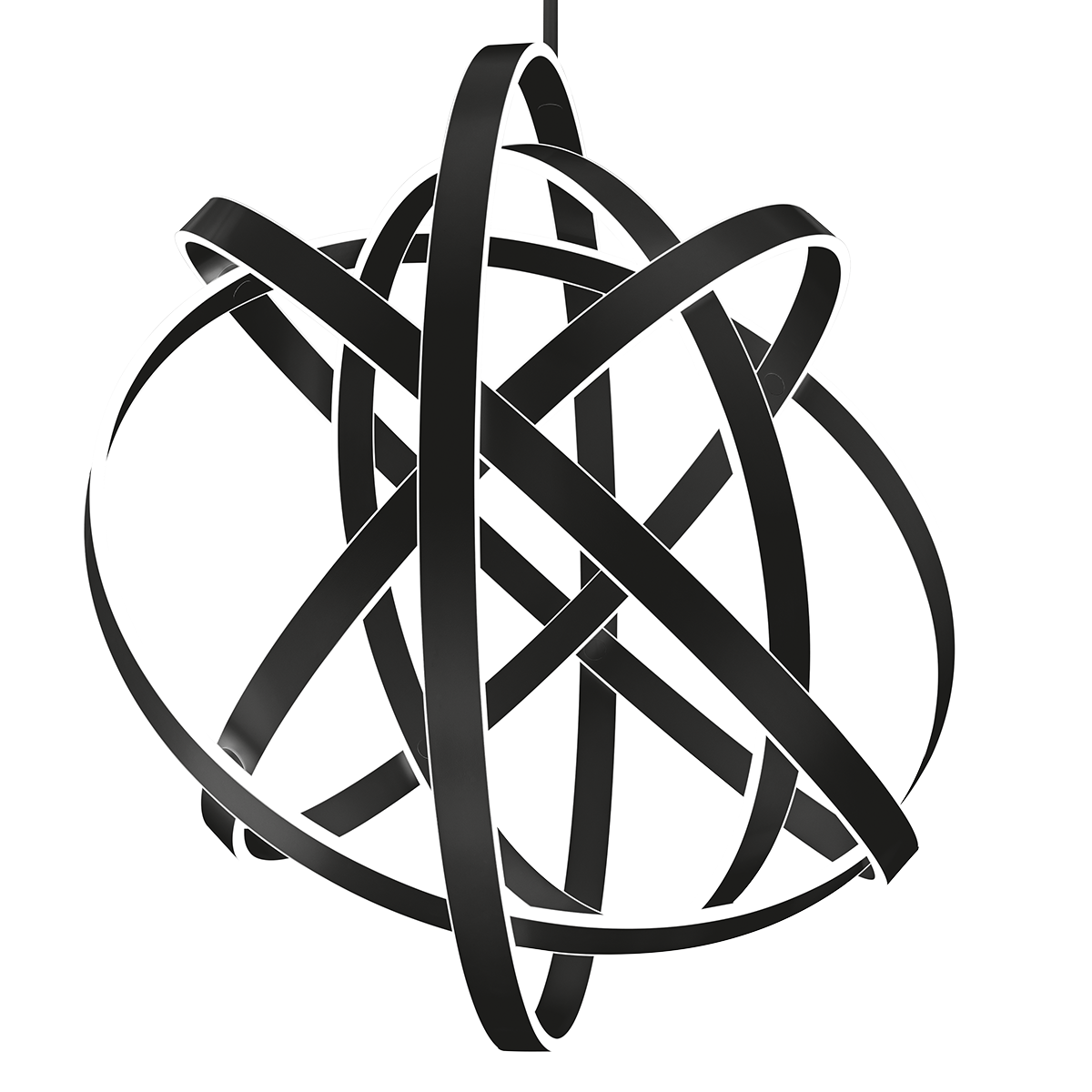Kinetic Pendant 60IN - Black