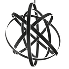Kinetic Pendant 60IN - Black