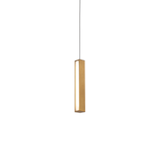 Chaos 1 Light Mini Pendant 14in Aged Brass