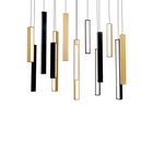 Chaos 14 Light Linear Multilight Pendant