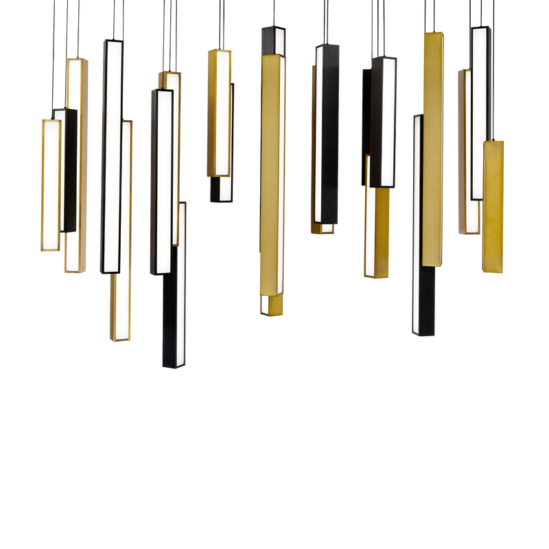 Chaos 23 Light Linear Pendant Alt View
