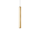 Chaos 1 Light Mini Pendant 26in Aged Brass