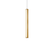 Chaos 1 Light Mini Pendant 26in Aged Brass