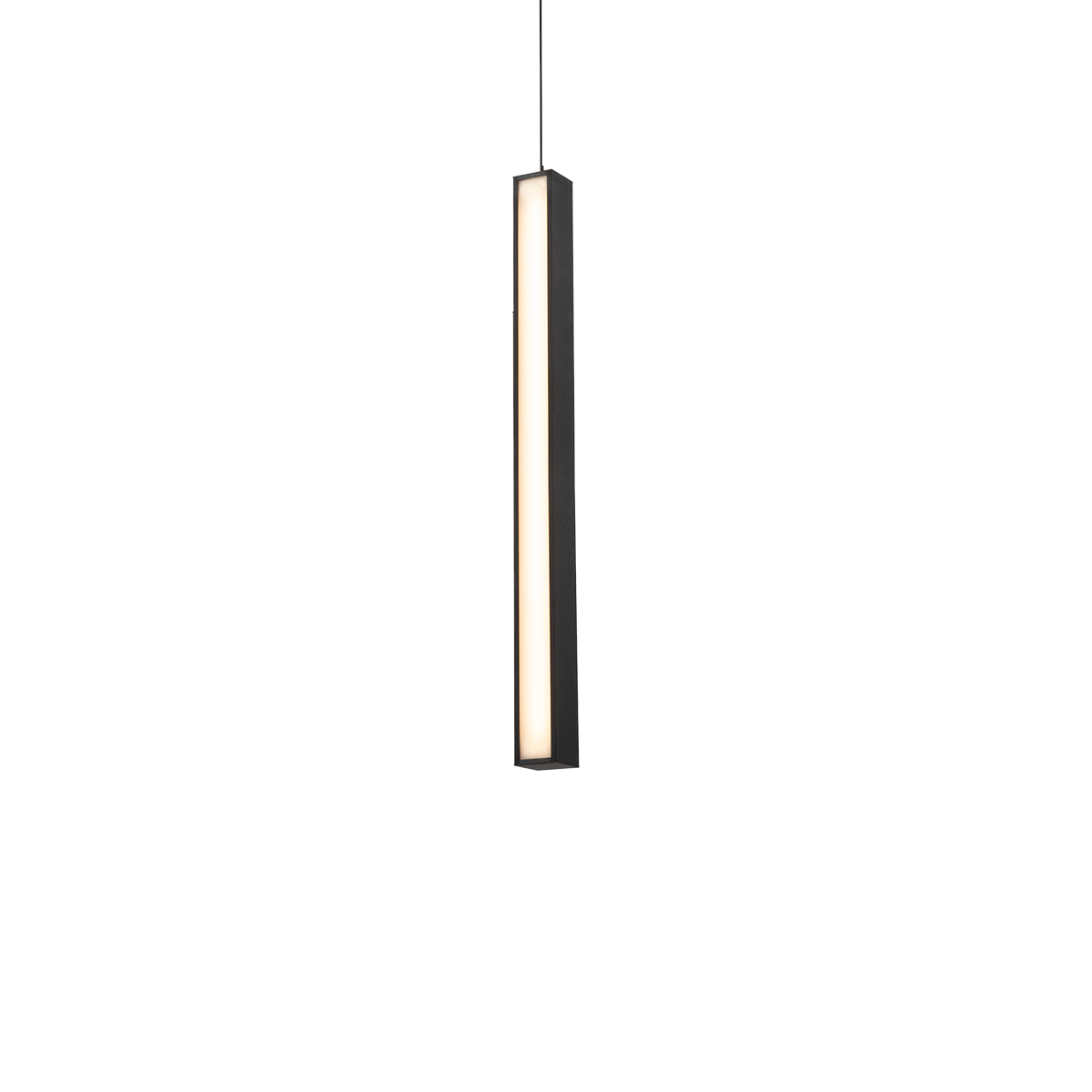 Chaos 1 Light Mini Pendant 26in Black