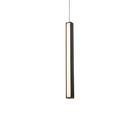 Chaos 1 Light Mini Pendant 26in Black