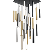 Chaos 41 Light Square Multilight Pendant
