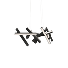 Chaos Horizontal Linear Pendant Black