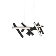 Chaos Horizontal Linear Pendant Black