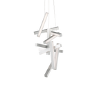 Chaos Vertical Linear Pendant 49in Brushed Aluminum