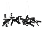 Chaos Horizontal Linear Pendant 72in Black