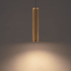 Burning Man Mini Pendant - Aged Brass Angle 3
