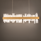 Acropolis Alabaster Pendant - Aged Brass
