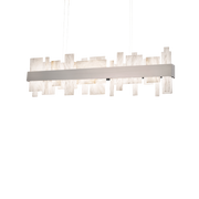 Acropolis Alabaster Pendant - Brushed Nickel