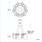 Harmony 18LGT Pendant dimensions