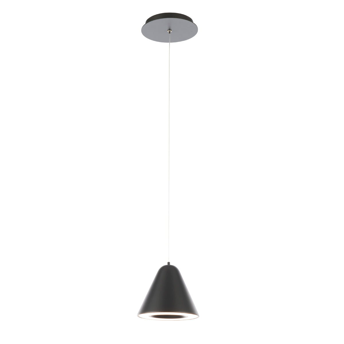 Kone 6in Mini Pendant - Black